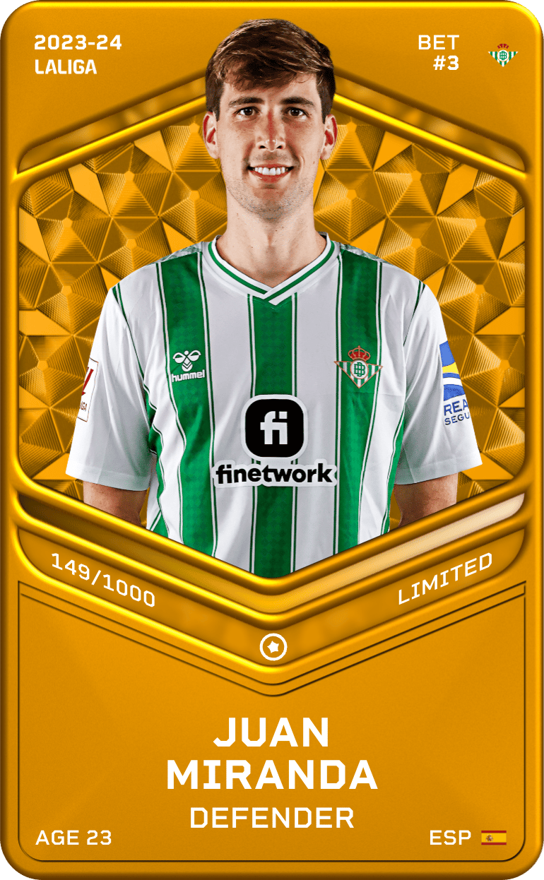 Juan Miranda 2023-24 • Limited 149/1000