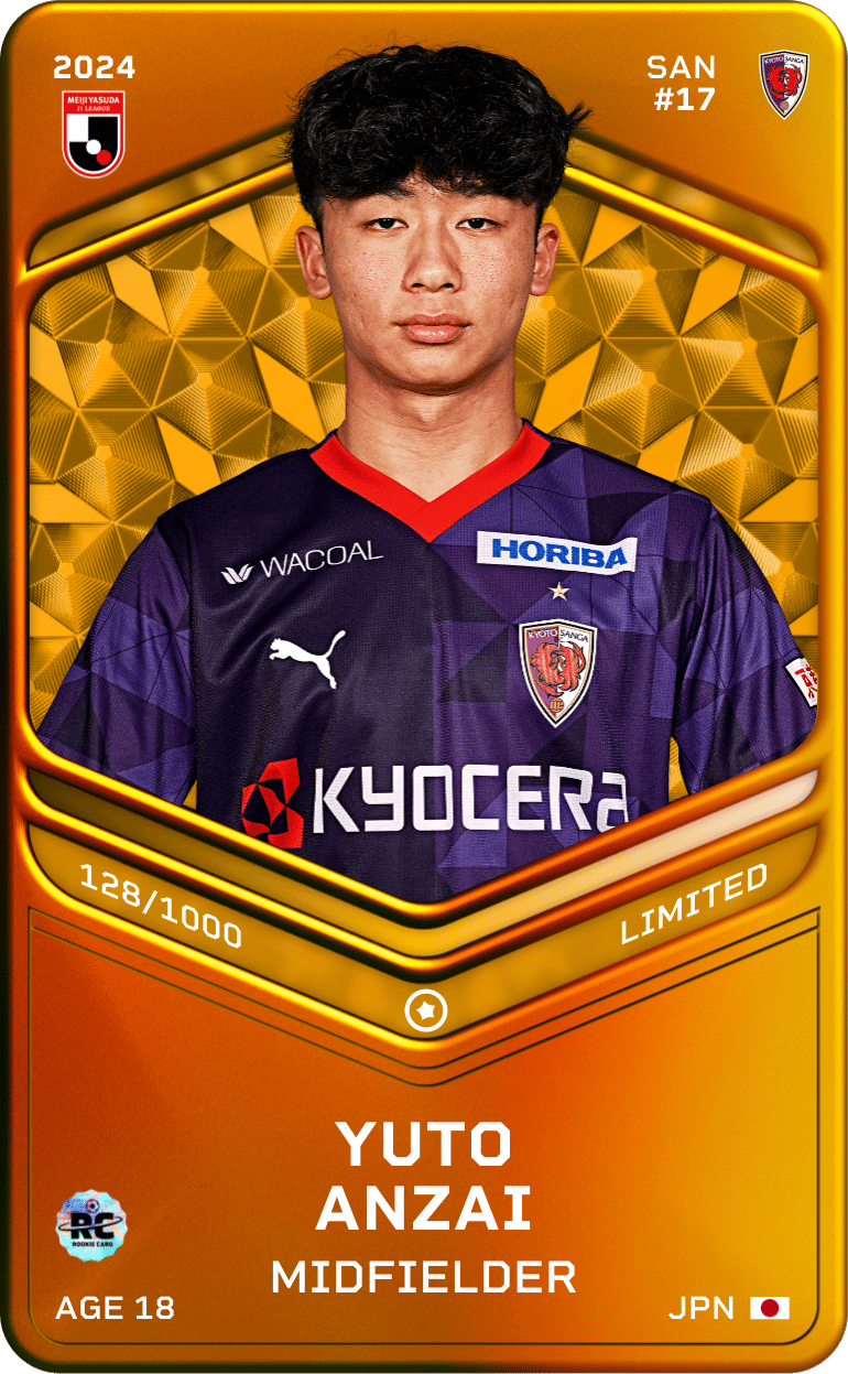 Yuto Anzai 2024-25 • Limited 128/1000