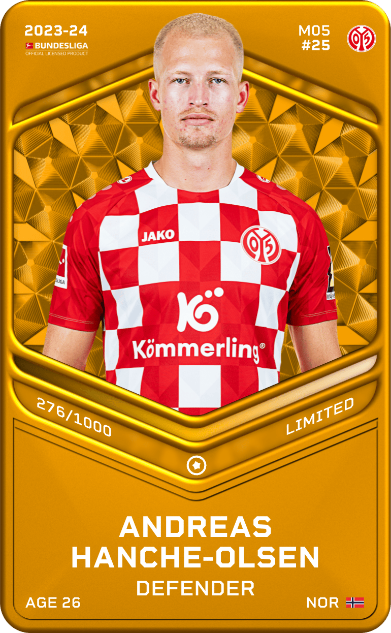 Andreas Hanche-Olsen 2023-24 • Limited 276/1000