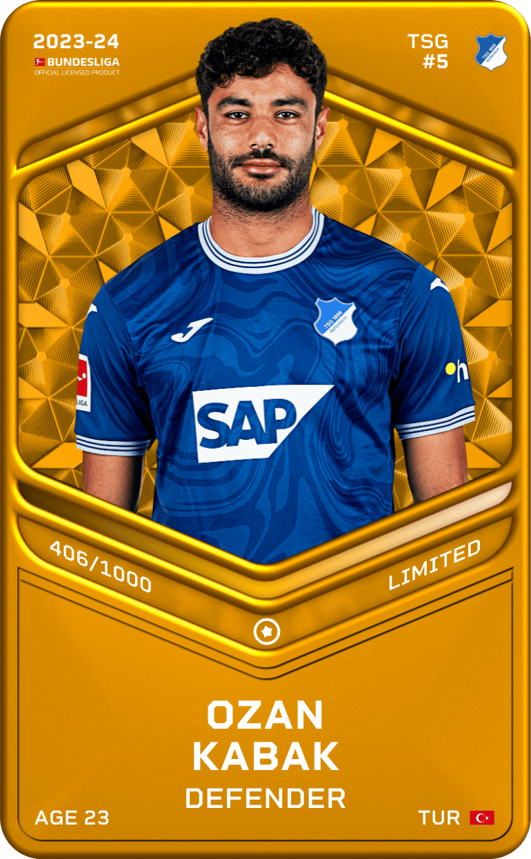 Ozan Kabak 2023-24 • Limited 406/1000
