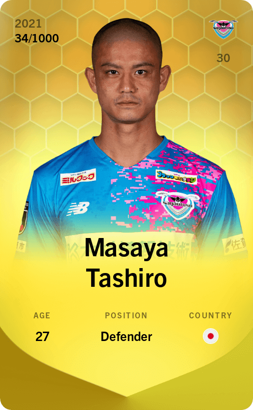 Masaya Tashiro 2021-22 • Limited 34/1000