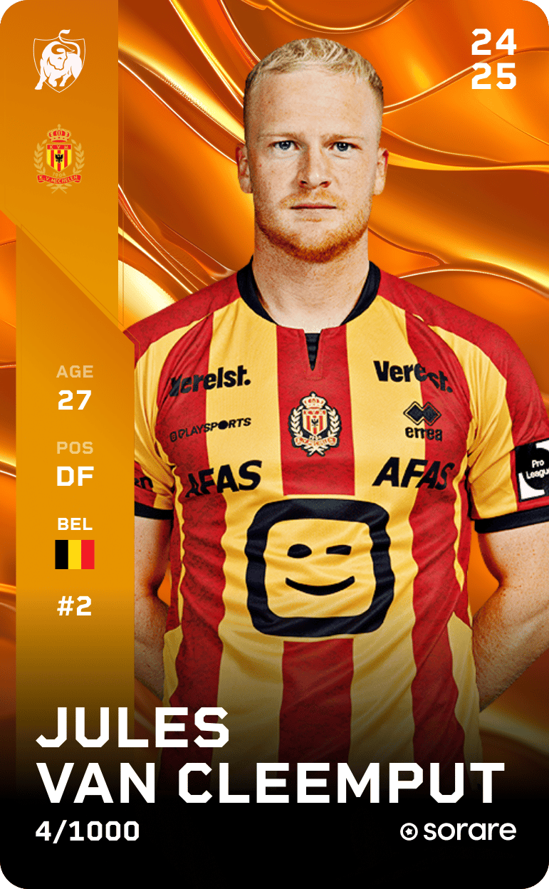 Jules Van Cleemput 2024-25 • Limited 4/1000