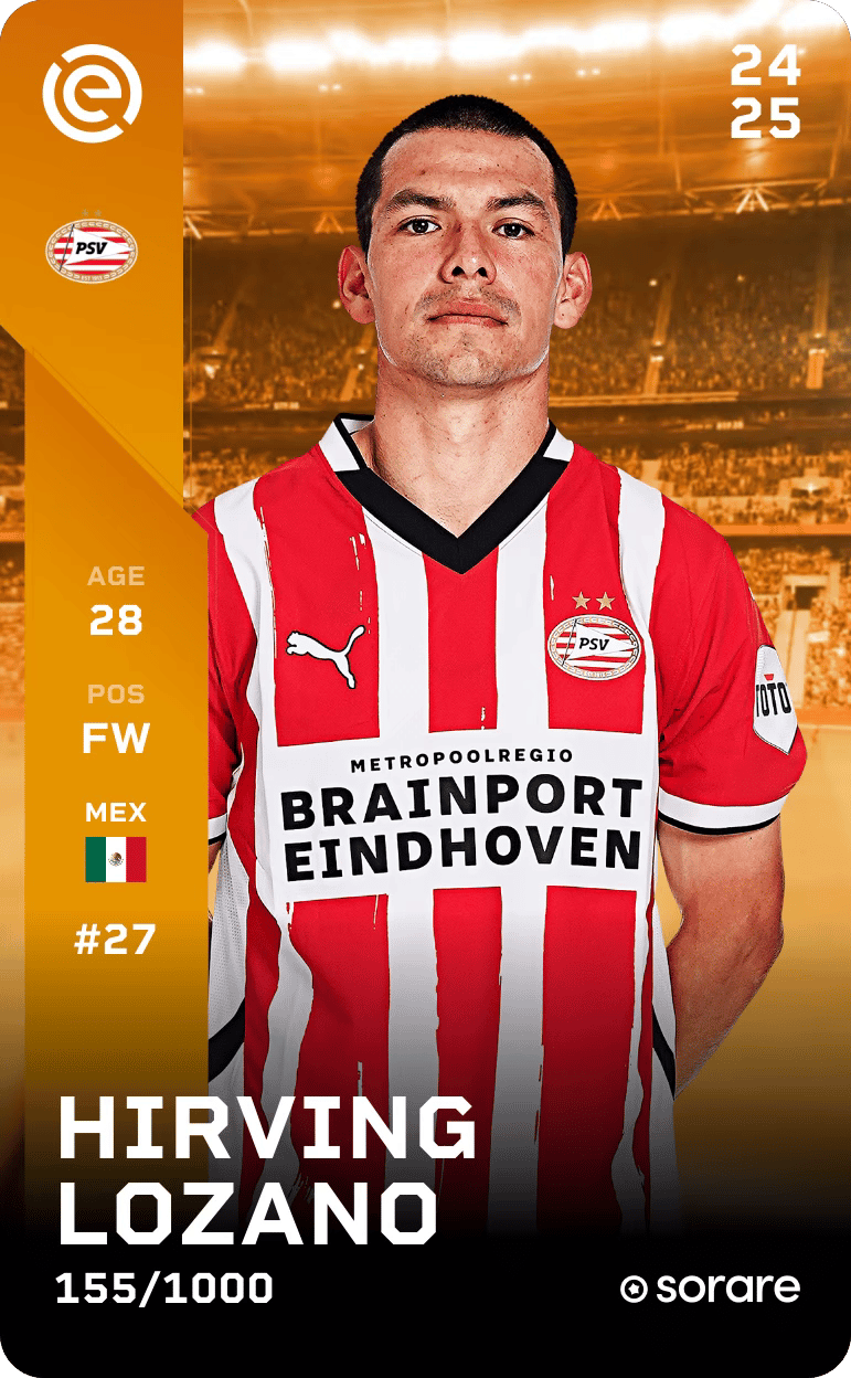Hirving Lozano 2024-25 • Limited 155/1000