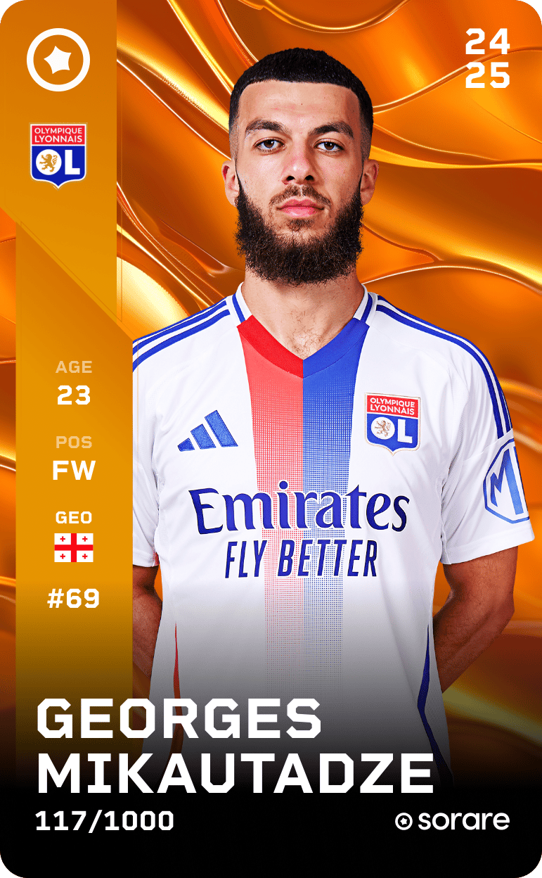 Georges Mikautadze 2024-25 • Limited 117/1000