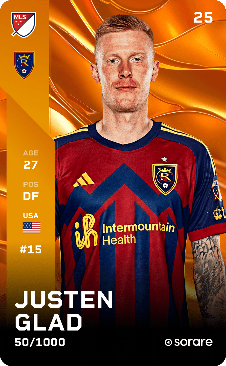Justen Glad 2025-26 • Limited 50/1000