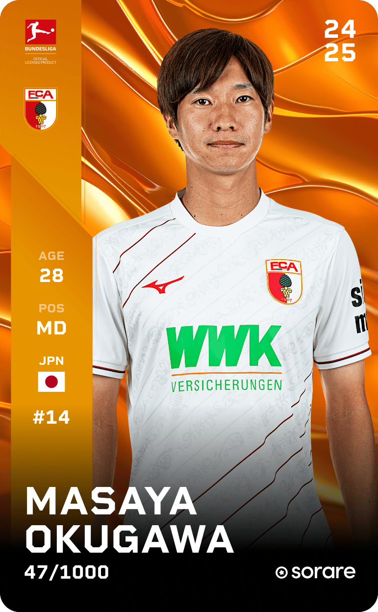 Masaya Okugawa 2024-25 • Limited 47/1000