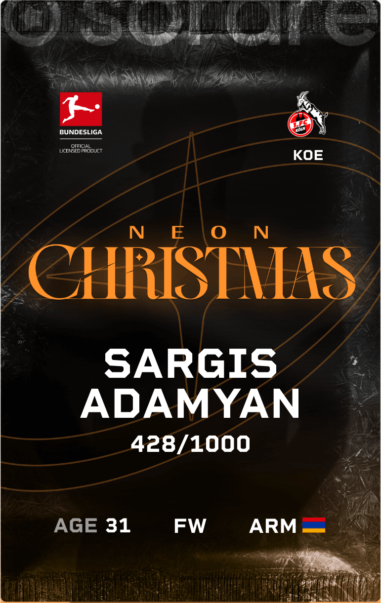 Sargis Adamyan 2024-25 • Limited 428/1000