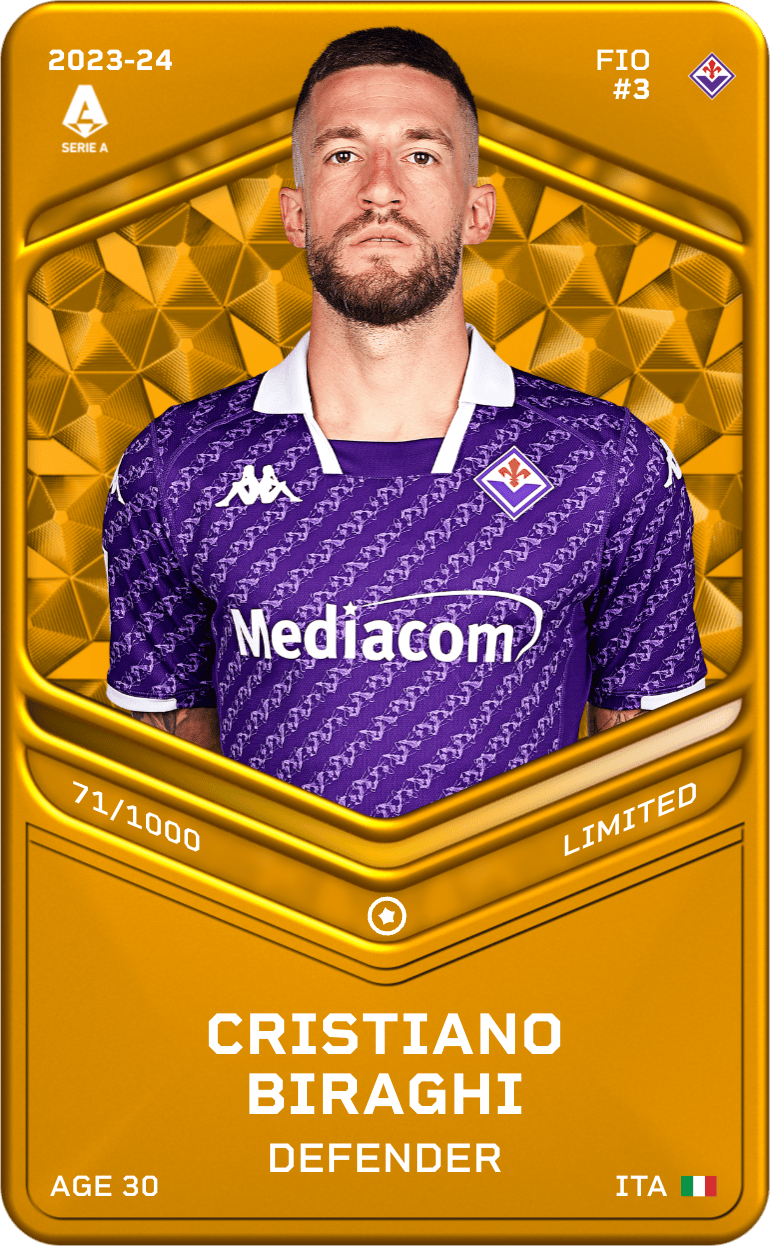 Cristiano Biraghi 2023-24 • Limited 71/1000