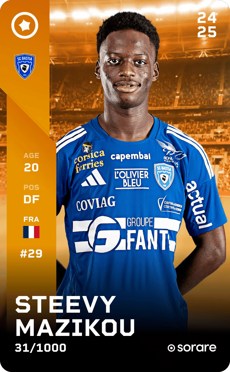 Steevy Mazikou 2024-25 • Limited 31/1000