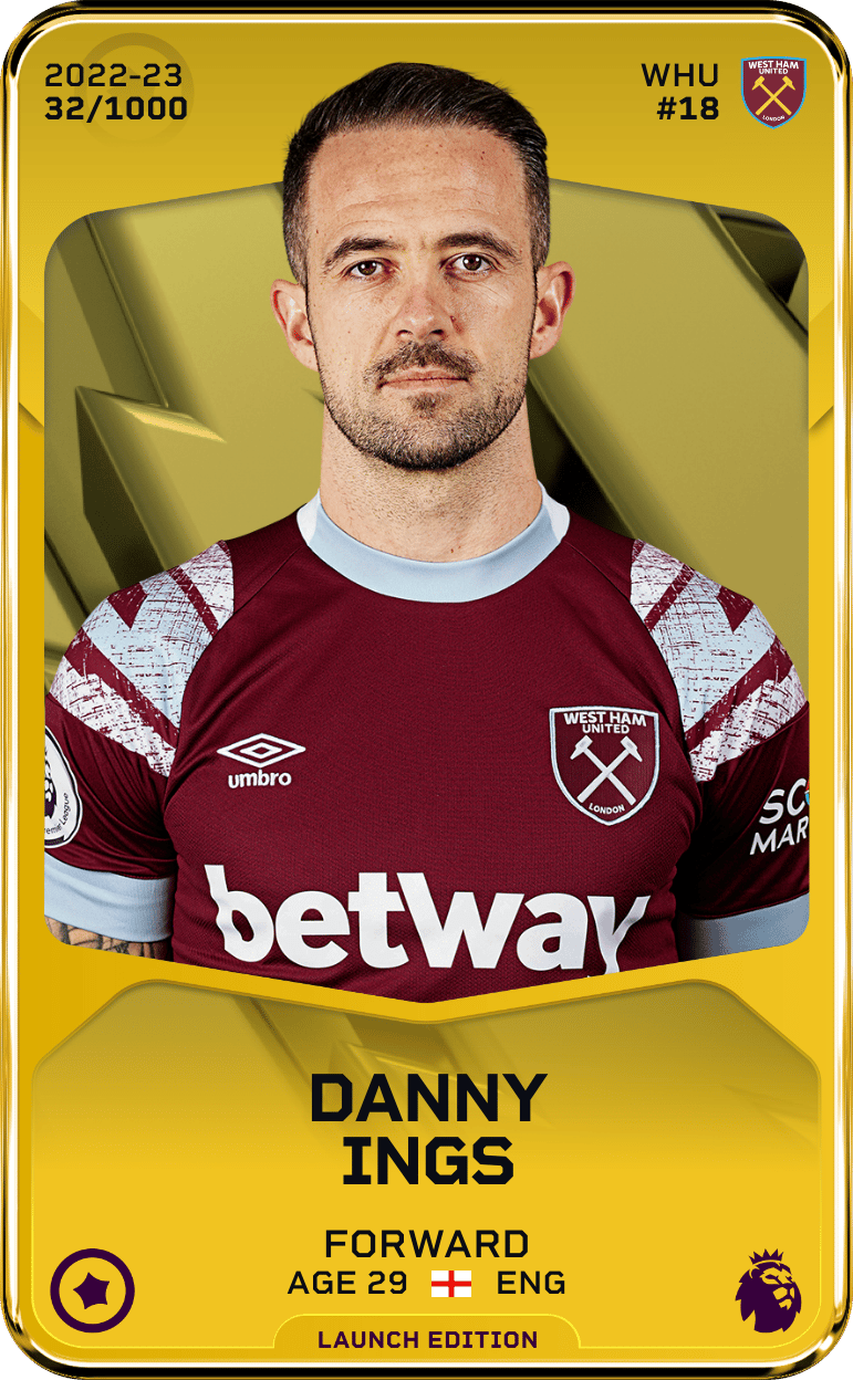 Danny Ings 2022-23 • Limited 32/1000