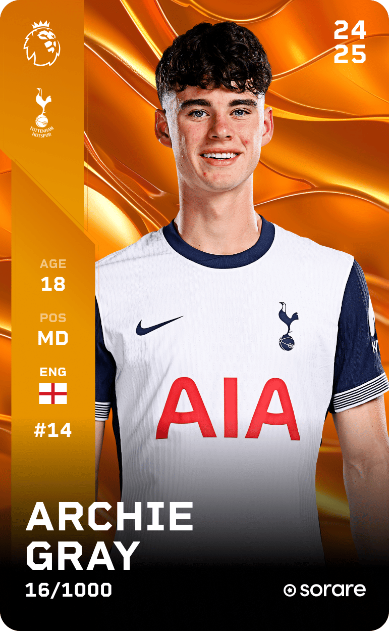 Archie Gray 2024-25 • Limited 16/1000