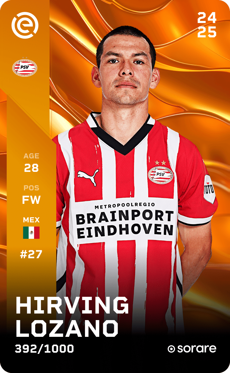 Hirving Lozano 2024-25 • Limited 392/1000