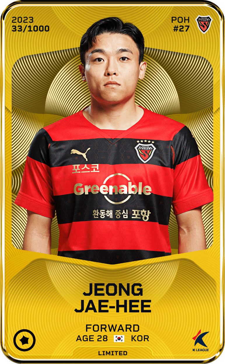 Jeong Jae-Hee 2023-24 • Limited 33/1000