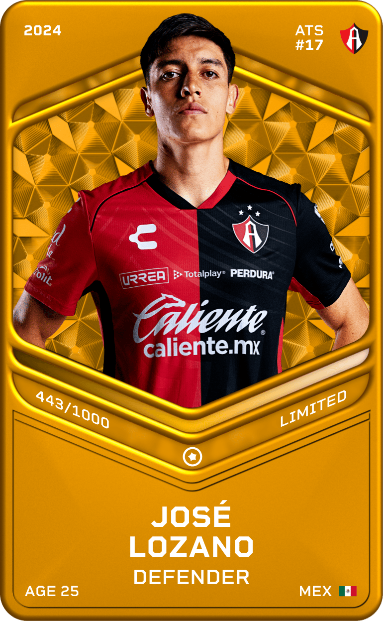 José Lozano 2024-25 • Limited 443/1000
