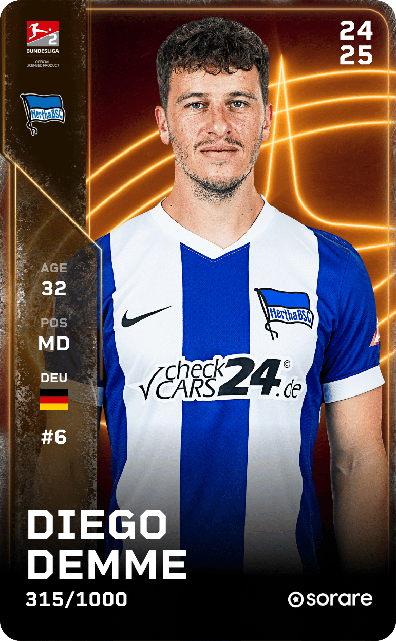 Diego Demme 2024-25 • Limited 315/1000