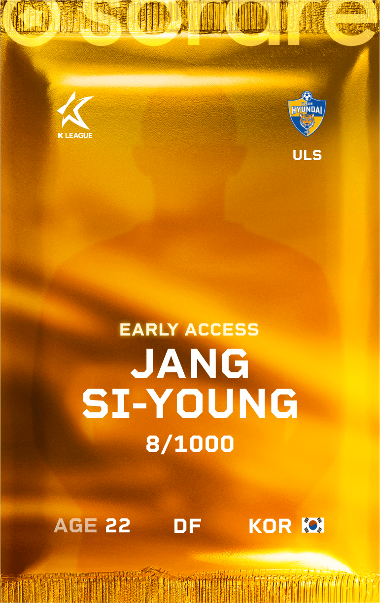 Jang Si-Young 2025-26 • Limited 8/1000