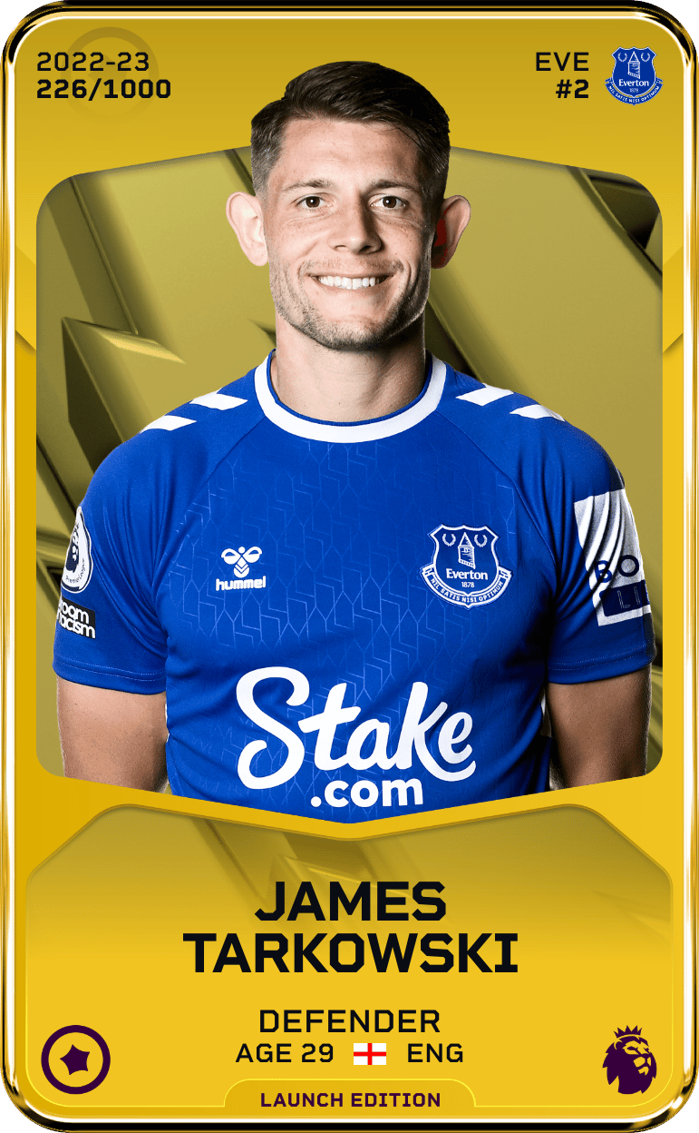 James Tarkowski 2022-23 • Limited 226/1000