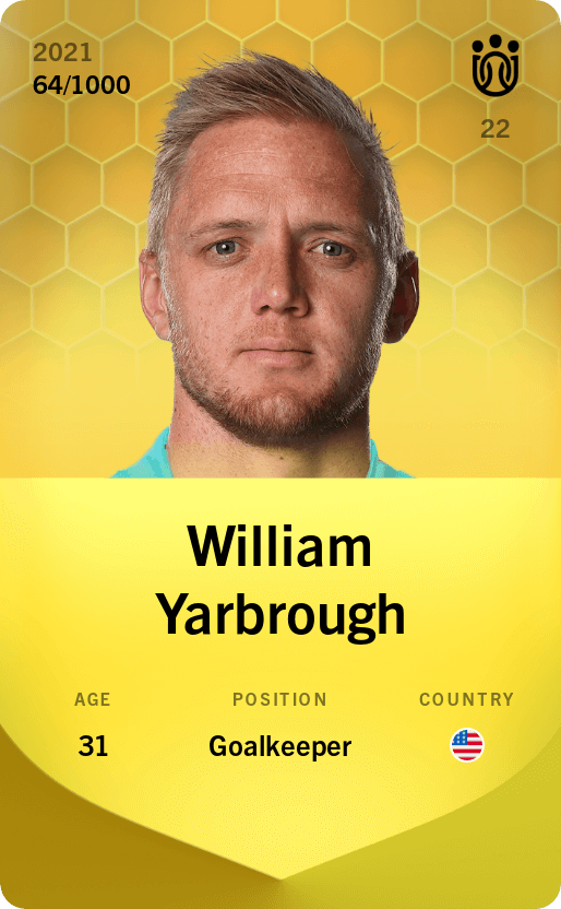 William Yarbrough 2021-22 • Limited 64/1000