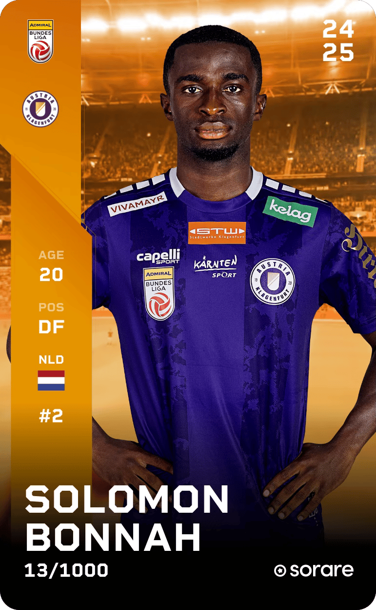 Solomon Bonnah 2024-25 • Limited 13/1000
