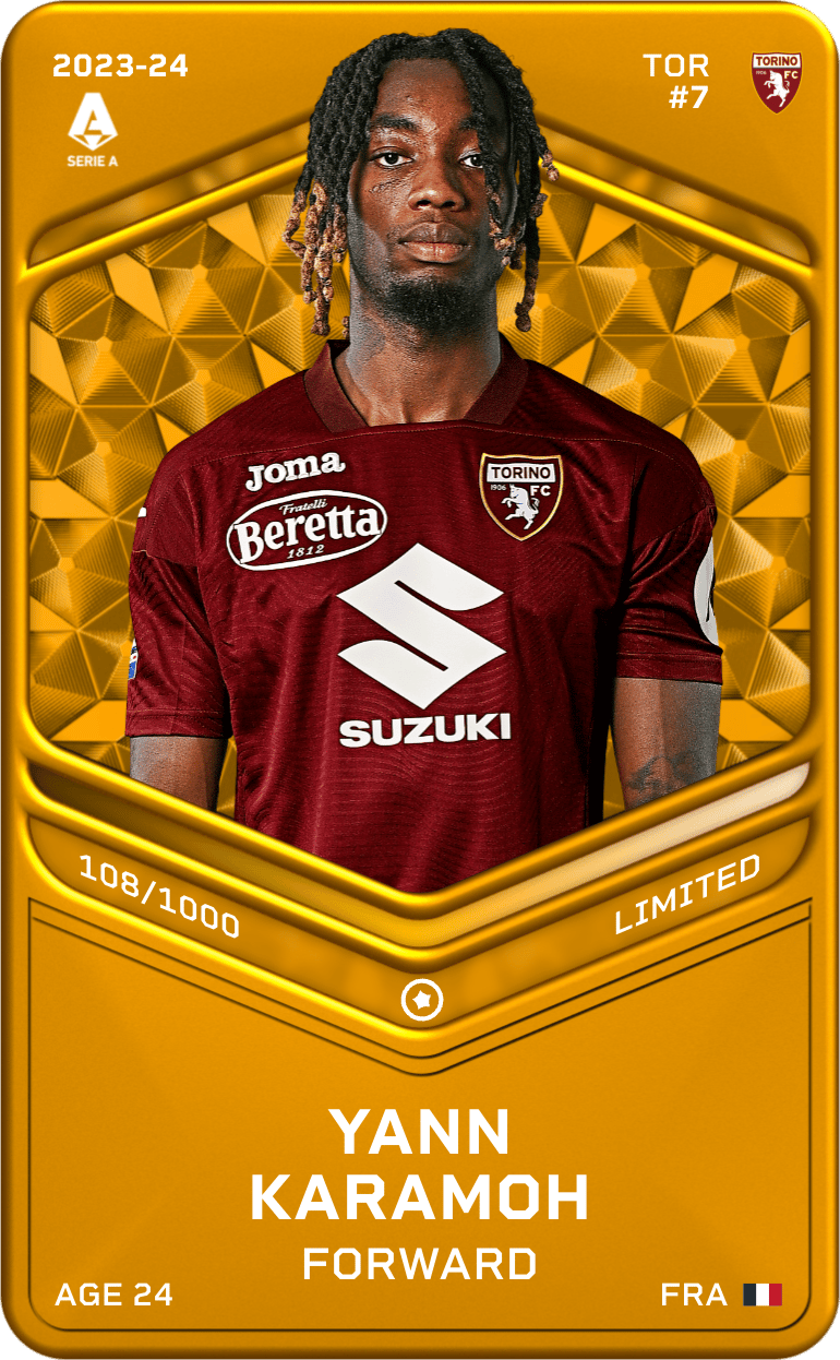 Yann Karamoh 2023-24 • Limited 108/1000