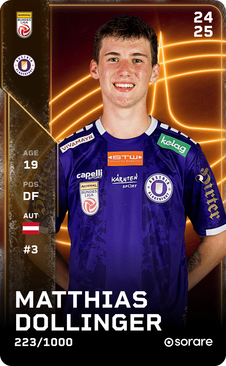 Matthias Dollinger 2024-25 • Limited 223/1000