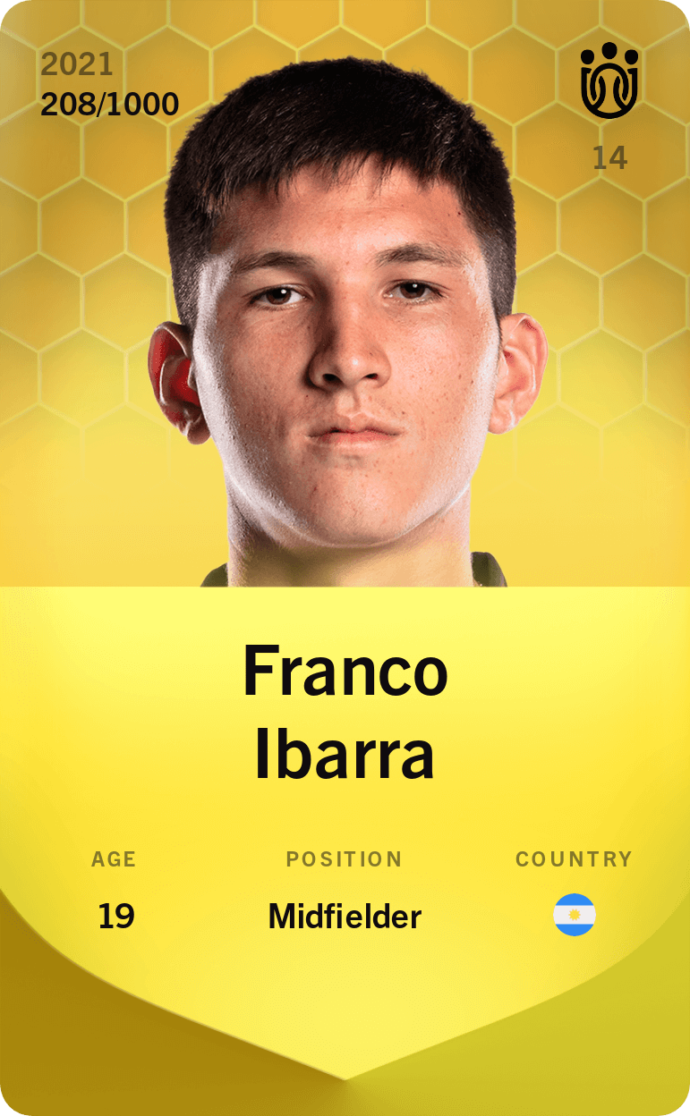 Franco Ibarra 2021-22 • Limited 208/1000