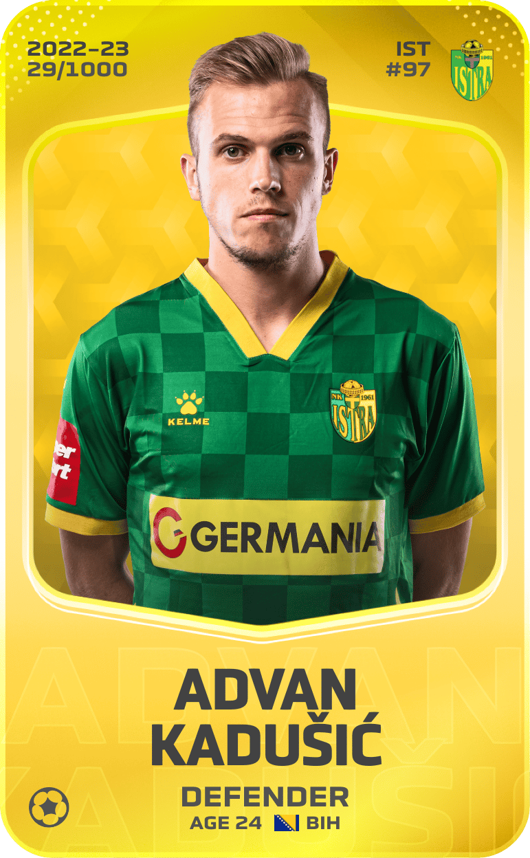 Advan Kadušić 2022-23 • Limited 29/1000