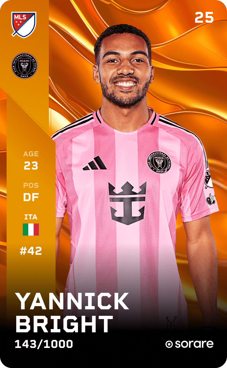 Yannick Bright 2025-26 • Limited 143/1000