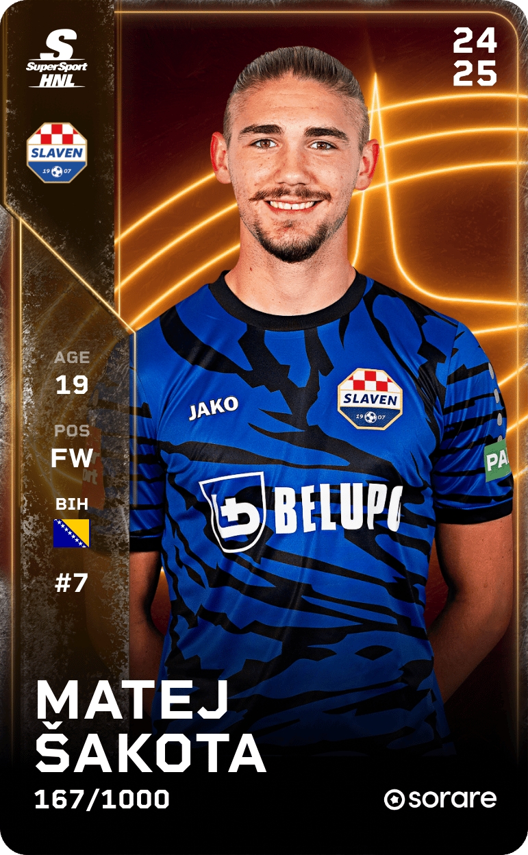 Matej Šakota 2024-25 • Limited 167/1000