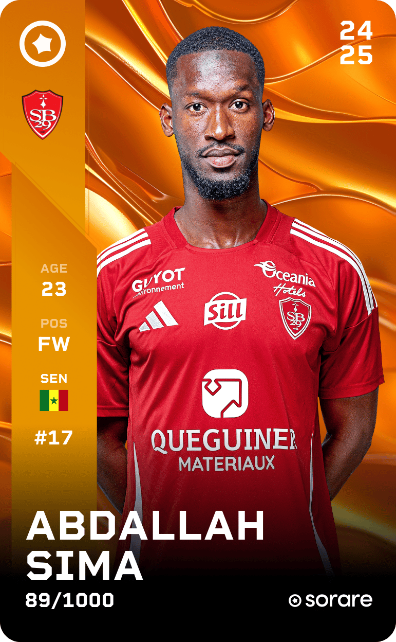 Abdallah Sima 2024-25 • Limited 89/1000