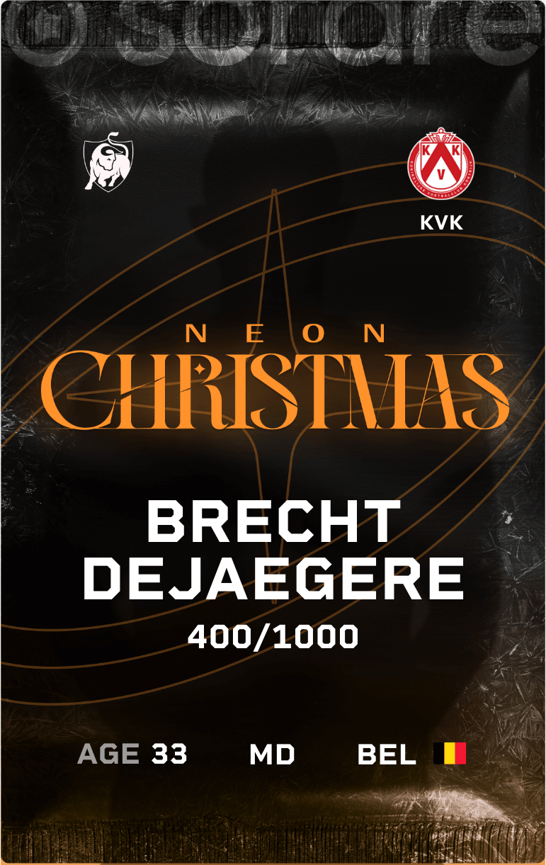 Brecht Dejaegere 2024-25 • Limited 400/1000