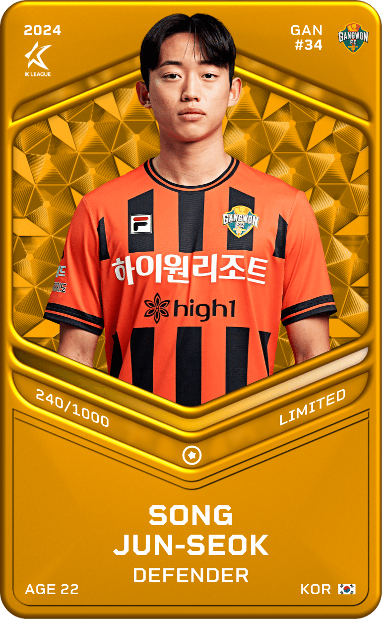 Song Jun-Seok 2024-25 • Limited 240/1000