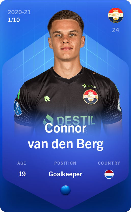 Sorare - Sorare Official - Connor van den Berg 2020-21 • Super Rare 1/10 - NFT # 83462700791545577846728965909166289668756190034281740766038249451131559319899