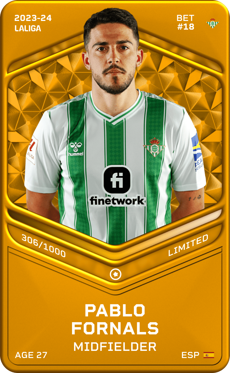 Pablo Fornals 2023-24 • Limited 306/1000
