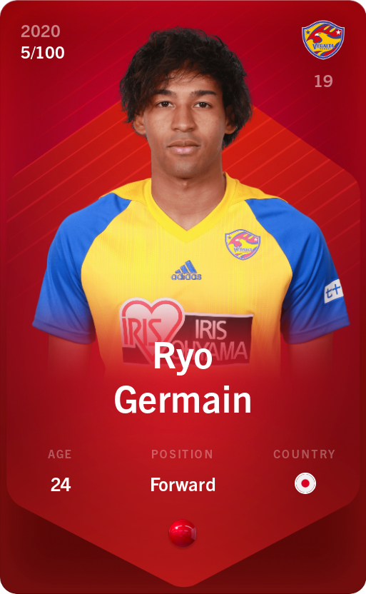 Sorare - Sorare Official - Ryo Germain 2020-21 • Rare 5/100 - NFT # 48302787648165852249267224841229485975158836706667901183773005318924032118277
