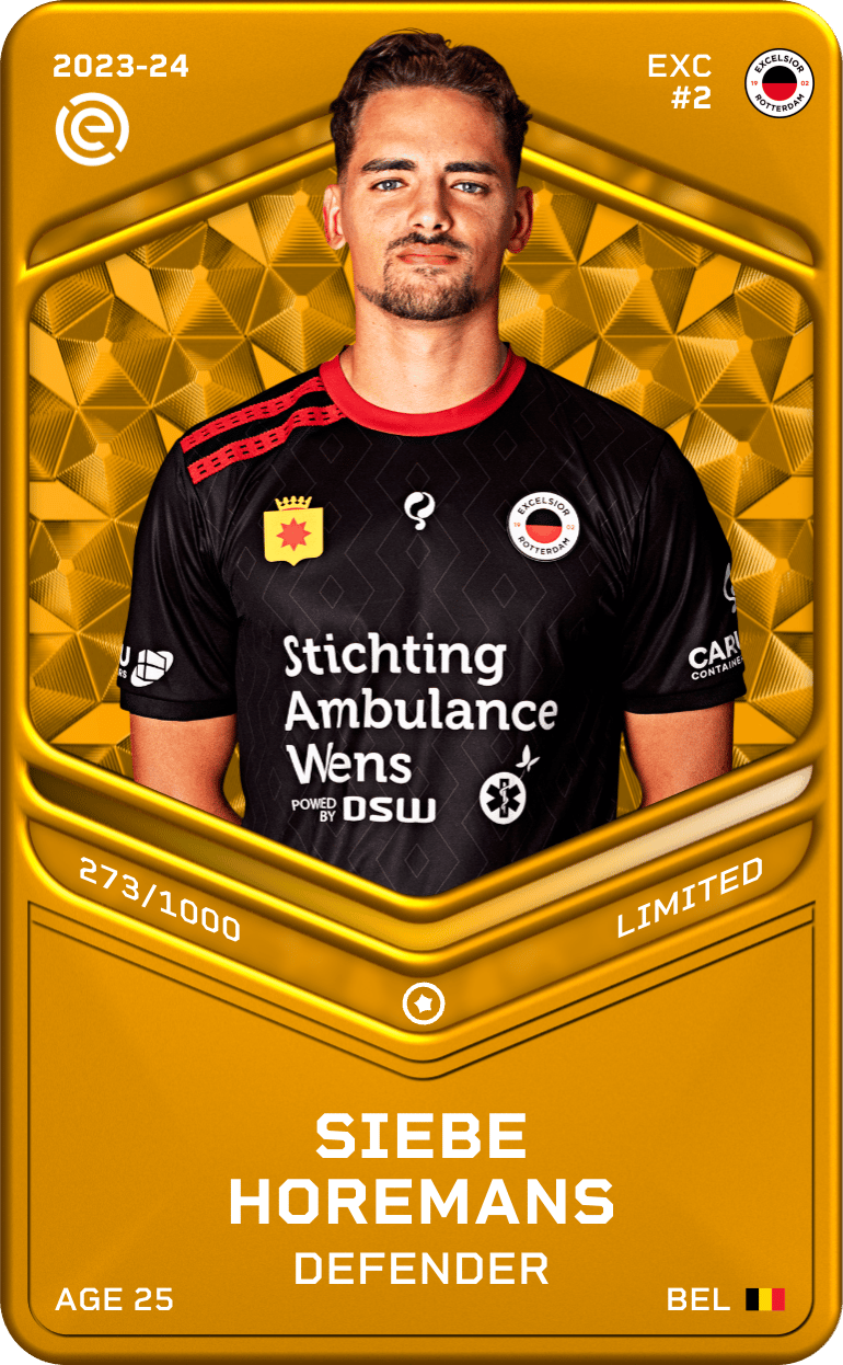 Siebe Horemans 2023-24 • Limited 273/1000