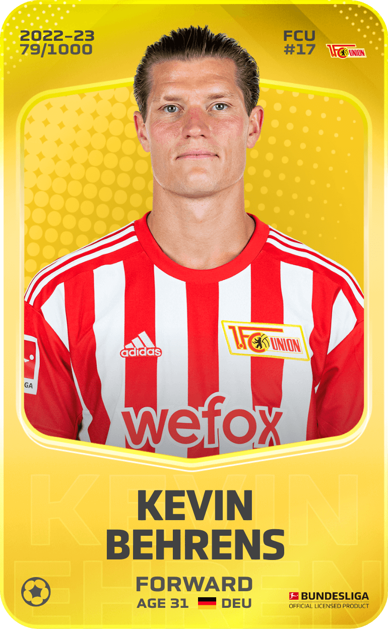 Kevin Behrens 2022-23 • Limited 79/1000