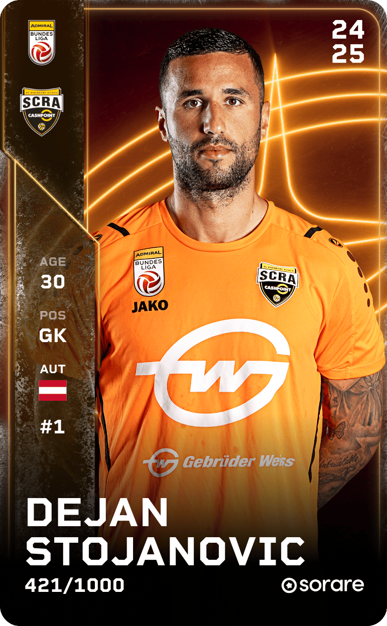 Dejan Stojanovic 2024-25 • Limited 421/1000