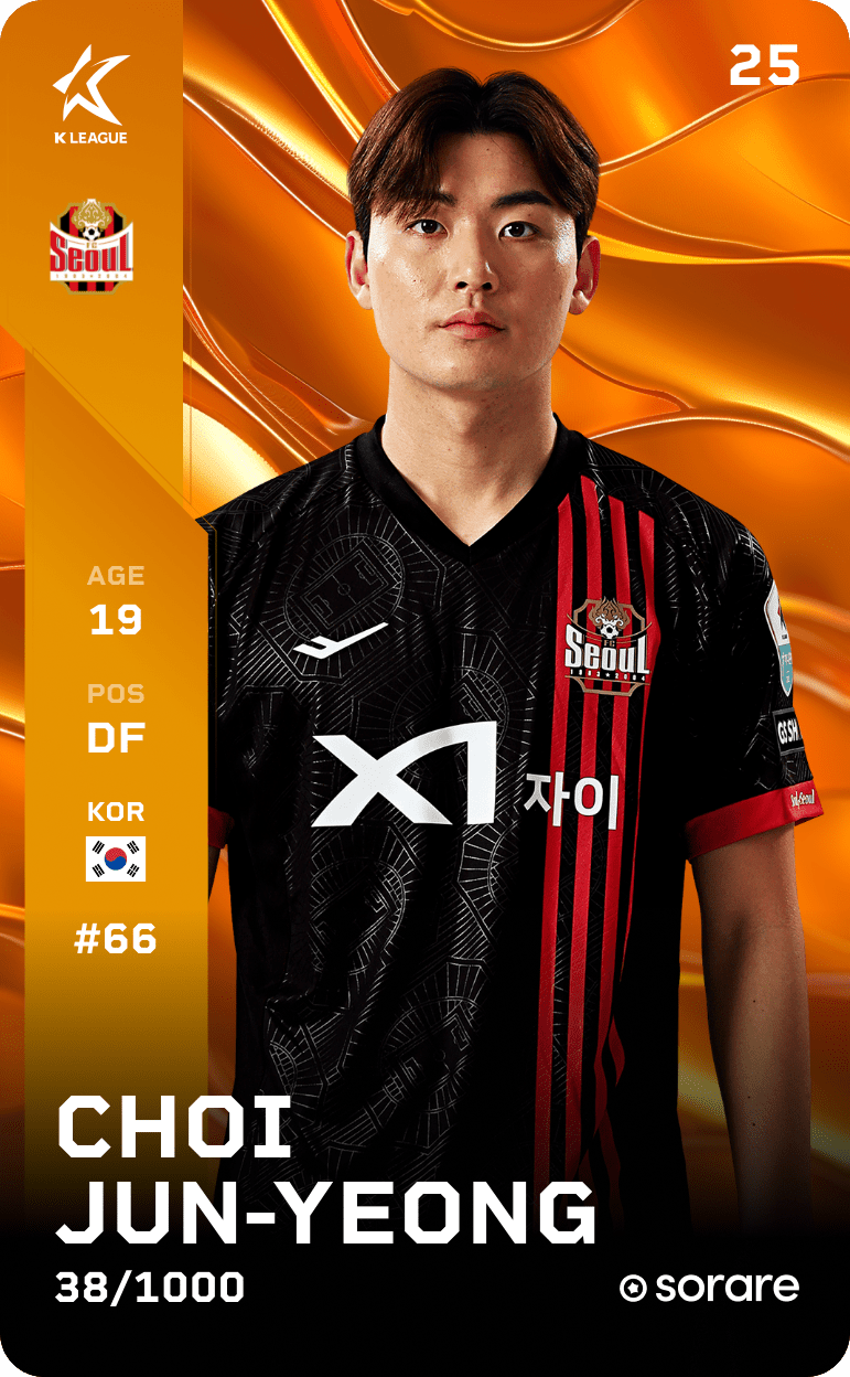 Choi Jun-Yeong 2025-26 • Limited 38/1000
