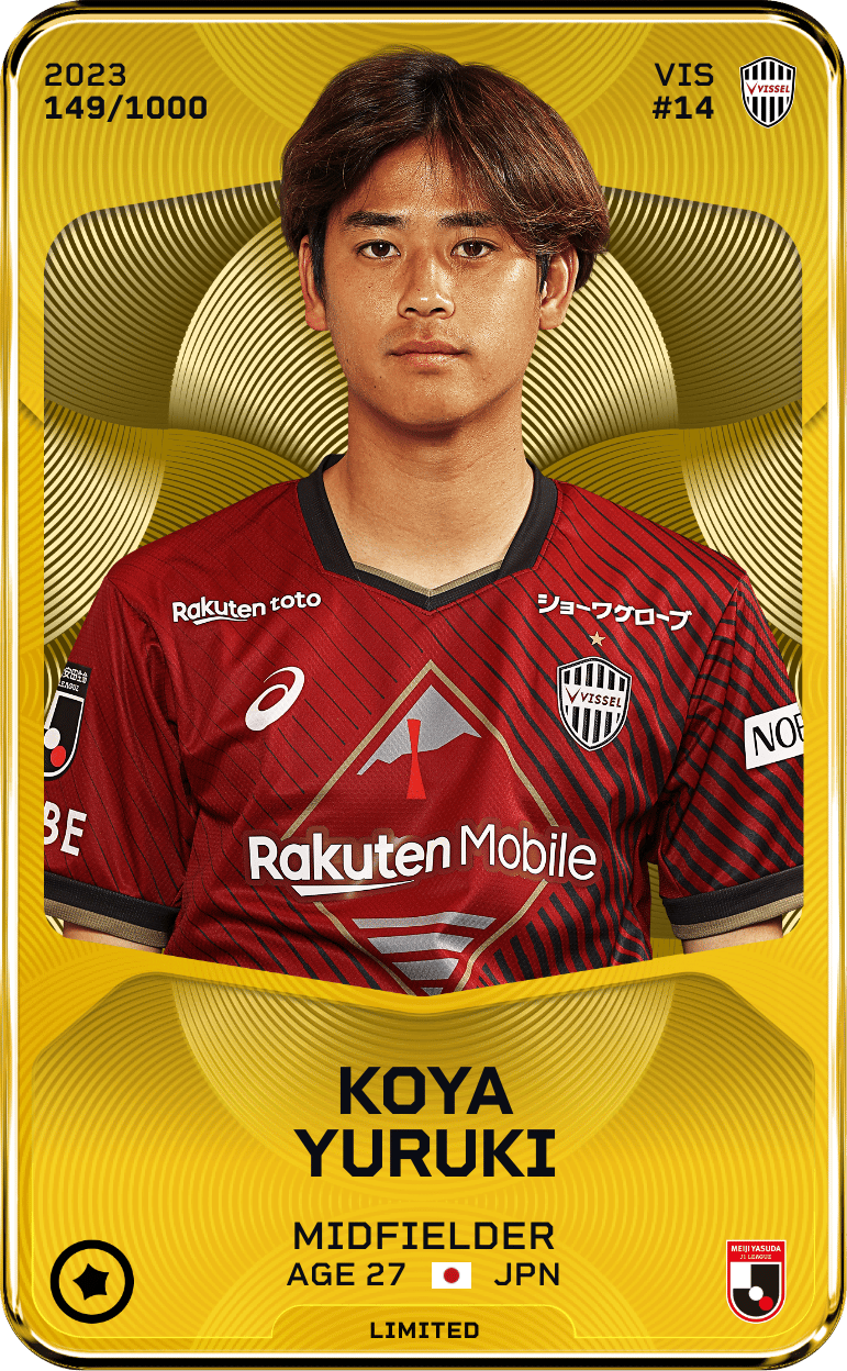 Koya Yuruki 2023-24 • Limited 149/1000