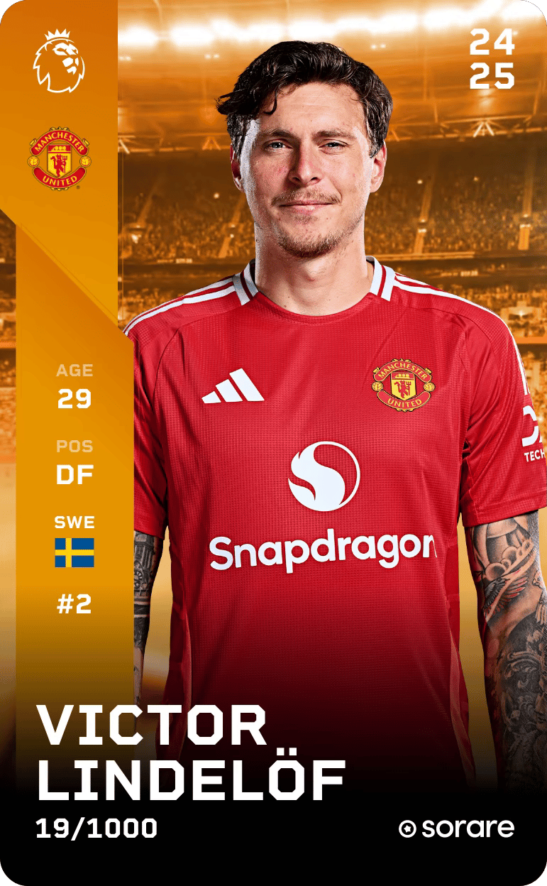 Victor Lindelöf 2024-25 • Limited 19/1000