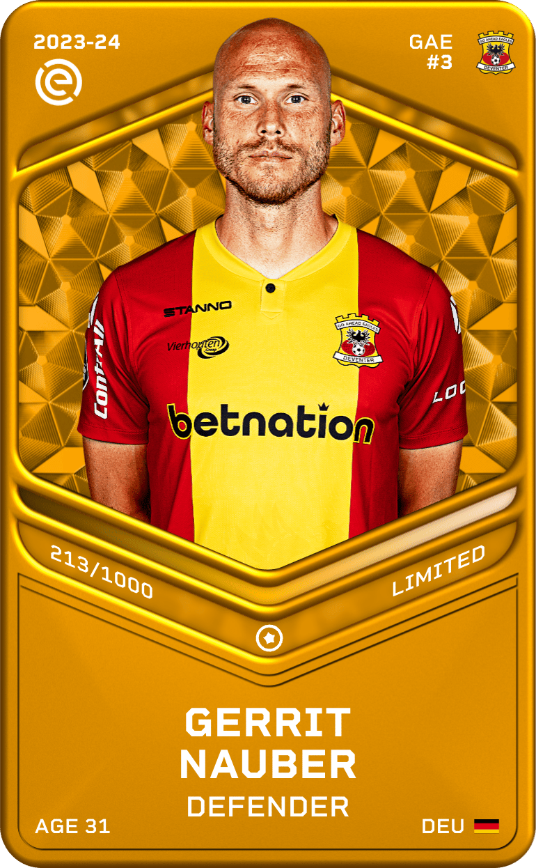 Gerrit Nauber 2023-24 • Limited 213/1000