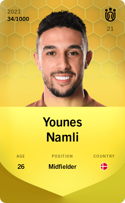 Younes Namli 2021-22 • Limited 34/1000