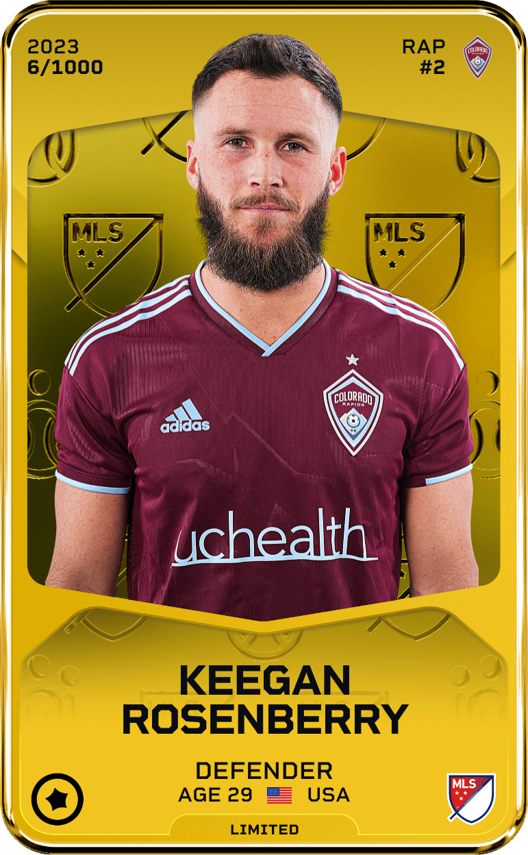 Keegan Rosenberry 2023-24 • Limited 6/1000