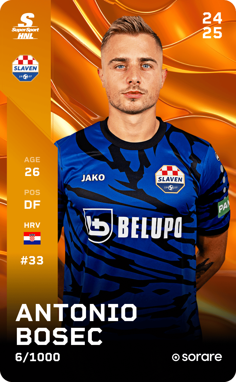 Antonio Bosec 2024-25 • Limited 6/1000