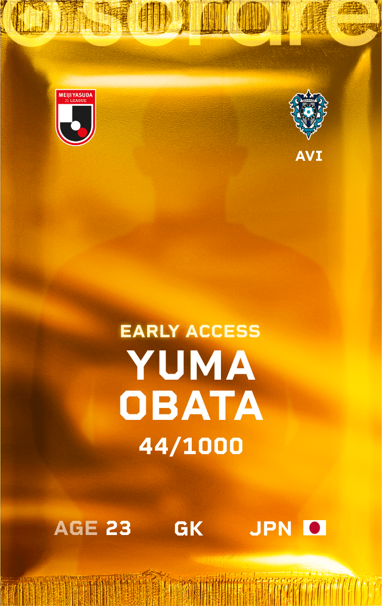 Yuma Obata 2025-26 • Limited 44/1000