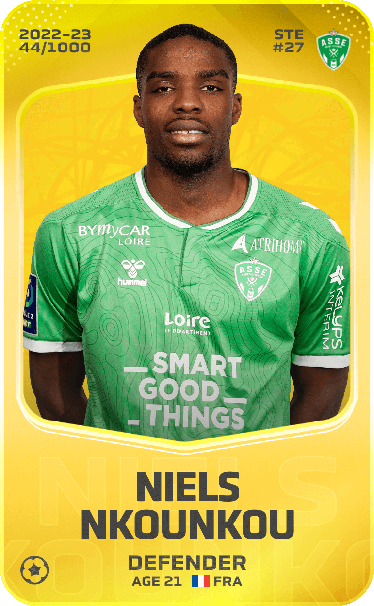 Niels Nkounkou 2022-23 • Limited 44/1000