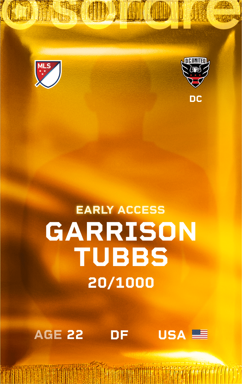 Garrison Tubbs 2025-26 • Limited 20/1000