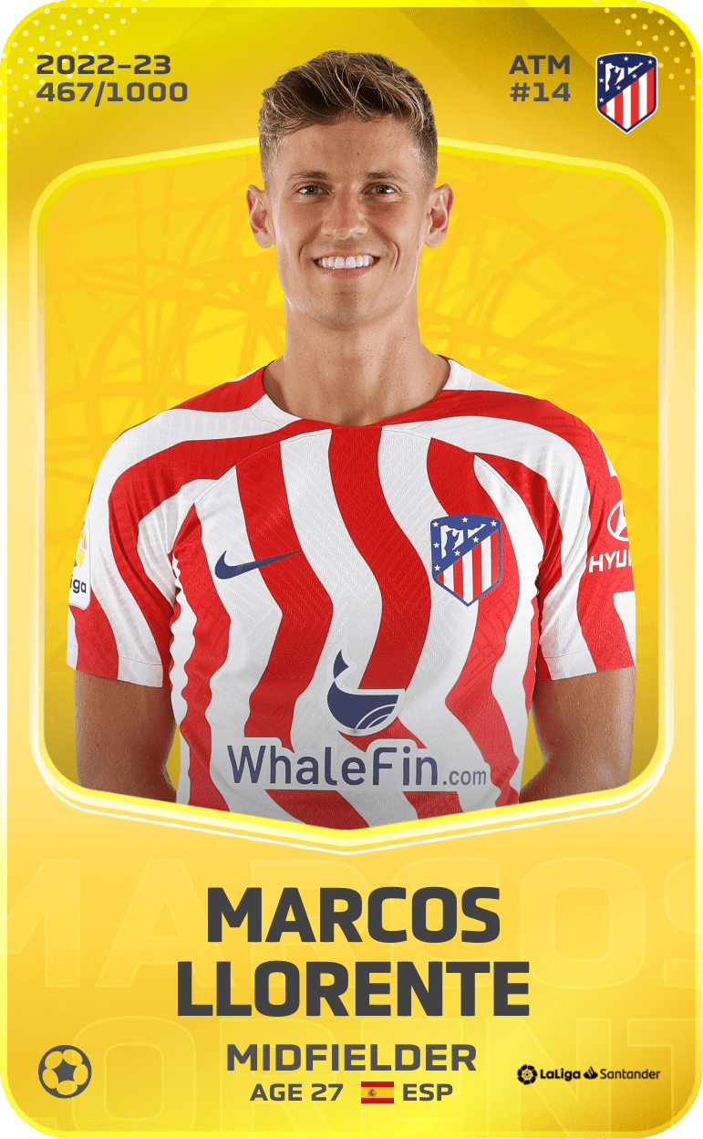 Marcos Llorente 2022-23 • Limited 467/1000