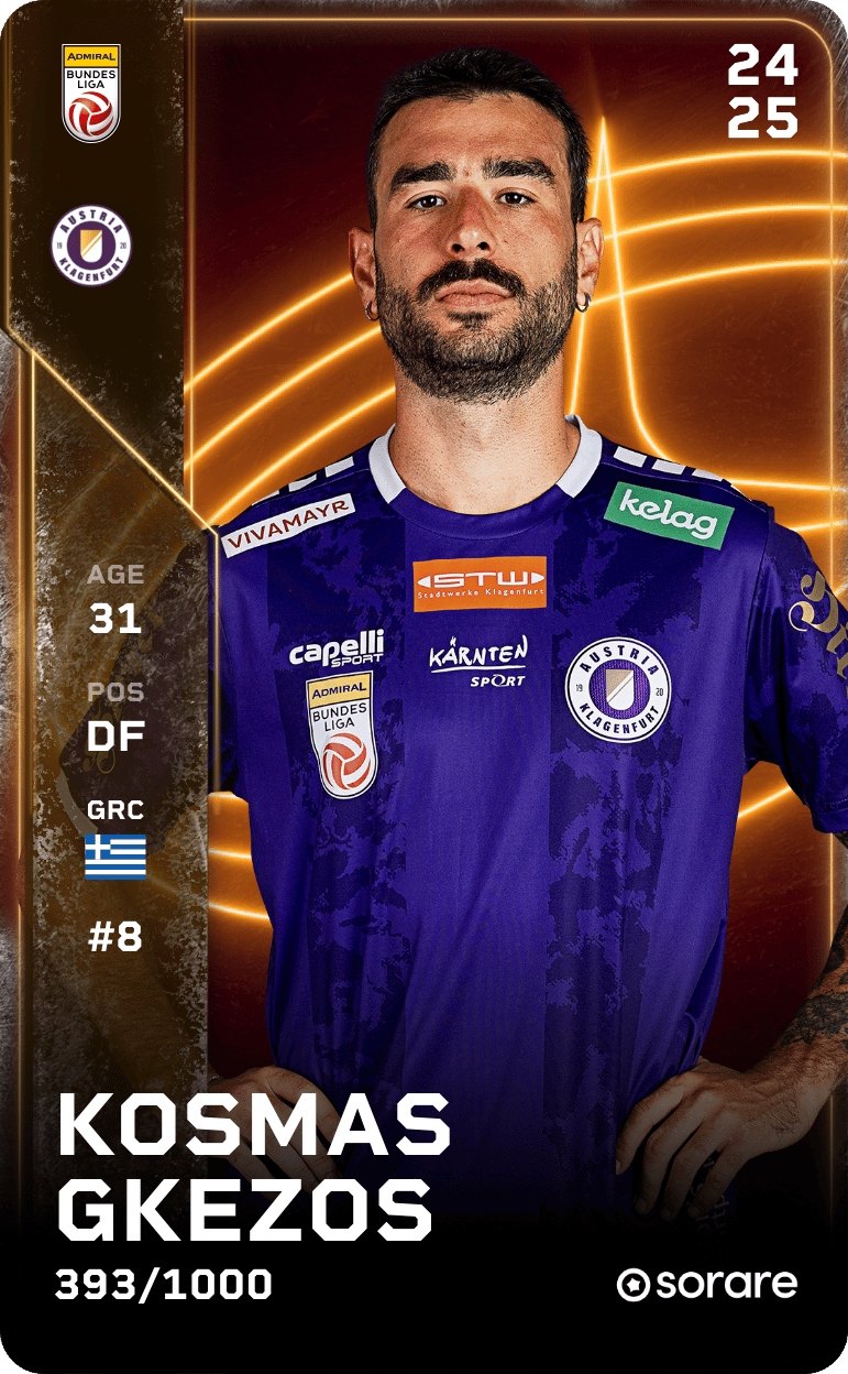 Kosmas Gkezos 2024-25 • Limited 393/1000